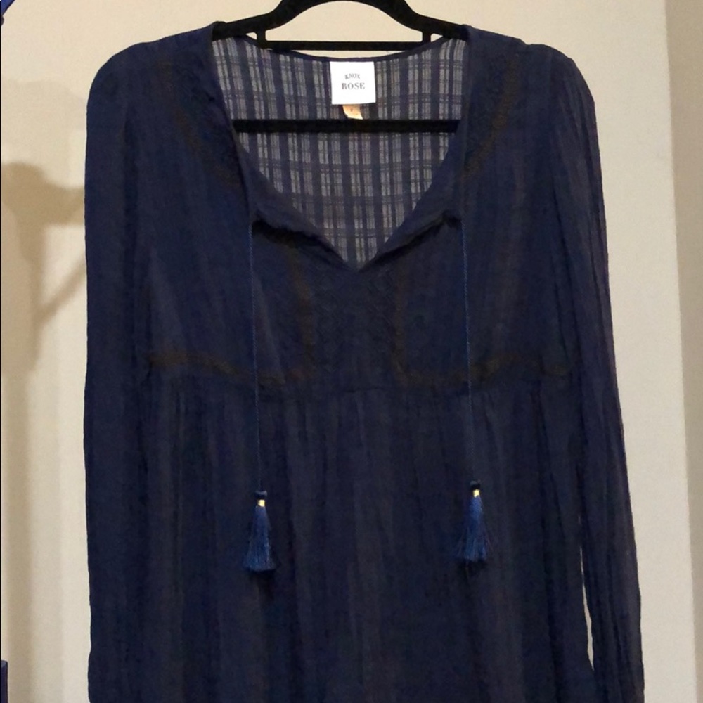 Long sleeved blouse